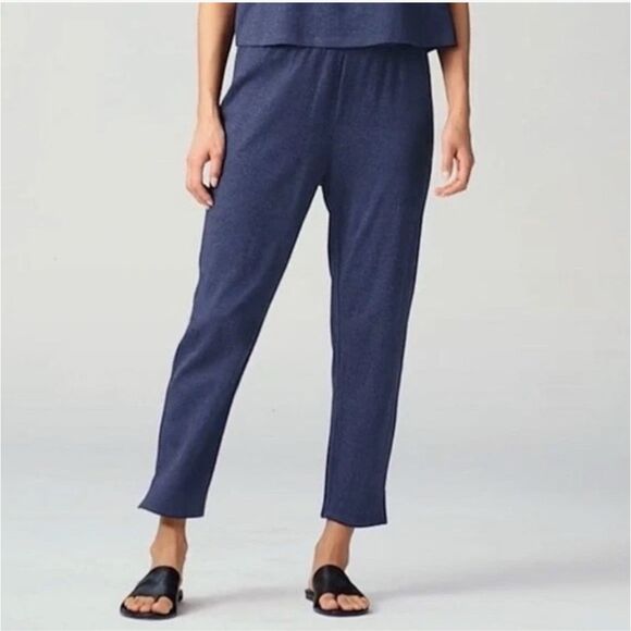 Eileen Fisher Women's $148 Cotton Hemp Melange Tapered Pant 3X - Picture 1 of 8